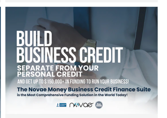 Business Credit and Funding Marketing Postcard