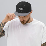 Credit King Snapback Hat (White Letters)