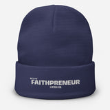 Faithpreneur Embroidered Beanie
