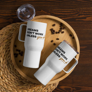 Dreams Travel mug with a handle