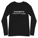 Person Behind Me Unisex Long Sleeve Tee (White)