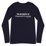 Person Behind Me Unisex Long Sleeve Tee (White)