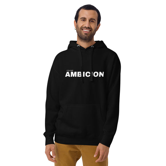 Ambicion (Ambitious) Unisex Hoodie Printed (White) (EN ESPAÑOL)