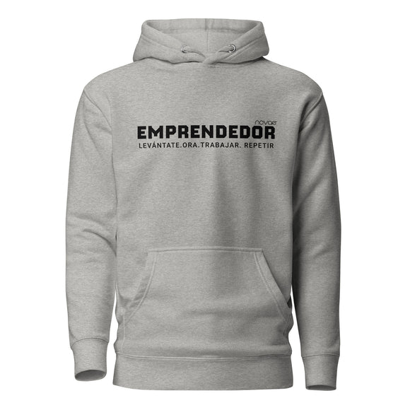 Emprendedor (Entrepreneur) + Unisex Hoodie (Black) (Imprimido)