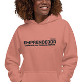 Emprendedor (Entrepreneur) + Unisex Hoodie (Black) (Bordado)