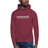 Emprendedor (Entrepreneur) + Unisex Hoodie (White) (Bordado)