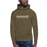 Emprendedor (Entrepreneur) + Unisex Hoodie (White) (Bordado)