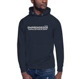 Emprendedor (Entrepreneur) + Unisex Hoodie (White) (Bordado)