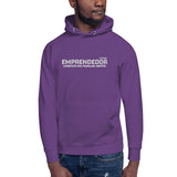 Emprendedor (Entrepreneur) + Unisex Hoodie (White) (Bordado)