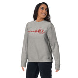 CreateHER Unisex Premium Sweatshirt (Red)