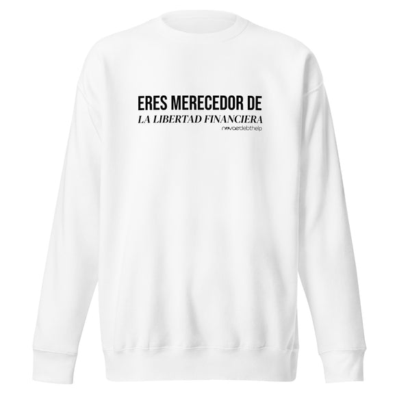 Persona detrás de mí Unisex Premium Sweatshirt (Black)