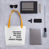 Financial Freedom Equation Tote bag