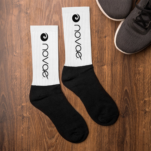 Black Novae Logo Socks
