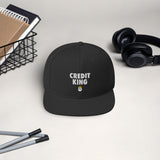 Credit King Snapback Hat (White Letters)