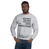 Financial Freedom Equation Unisex Sweatshirt