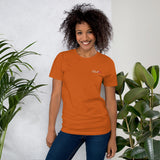 HustlHER Embroidered Short-Sleeve Unisex T-Shirt