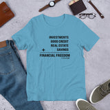 Financial Freedom Equation Unisex Short-Sleeve Unisex T-Shirt