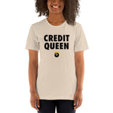 Credit Queen Short-Sleeve Unisex T-Shirt