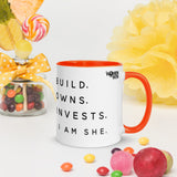 SHE... Mug with Color Inside