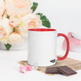 She Owns... Mug with Color Inside
