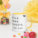 SHE... Mug with Color Inside