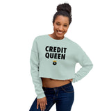 Credit Queen Crop Sweatshirt