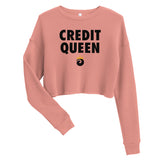Credit Queen Crop Sweatshirt