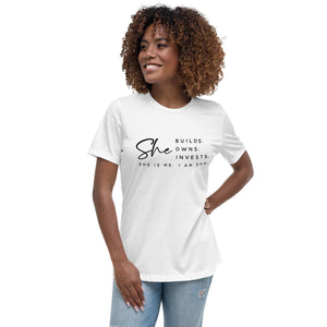 SHE... Women's Relaxed T-Shirt